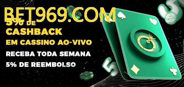 Promoções do cassino ao Vivo BET969.COM